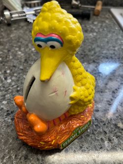 Vintage Big Bird piggy bank