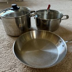 Large Pots And Pan 