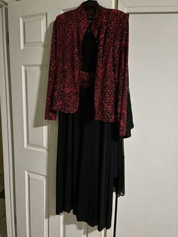 Elegant Black Dress With Cardigan