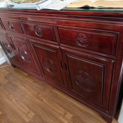 Rosewood Chinese Buffett Cabinet”Excellent Condition”!