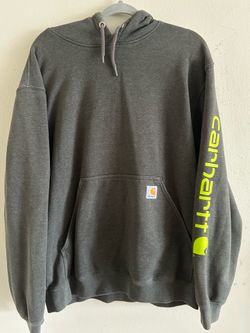 Carhartt graphic hoodie workwear grunge Euc sz L - XL