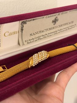 Camrose & Kross Gold Crystal Bracelet
