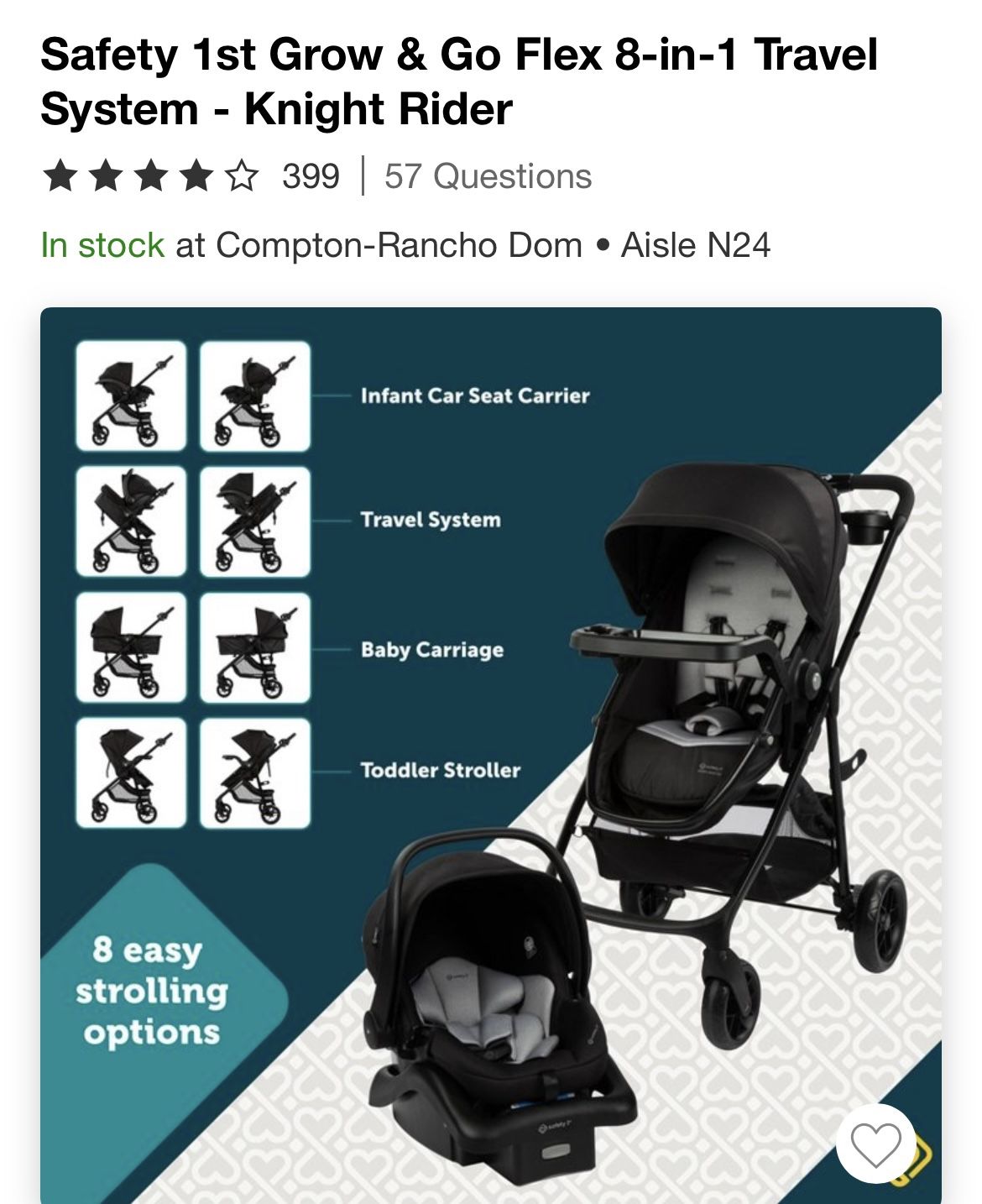 Safety 1st Grow Infant Toddler Stroller System Grow And Go™ Flex