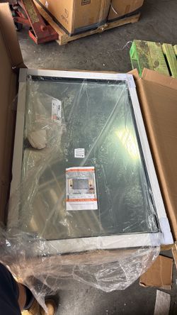 Metal frame mirror