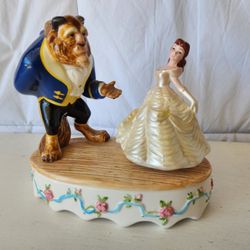 Disney Beauty and the Beast Porcelain Music Box