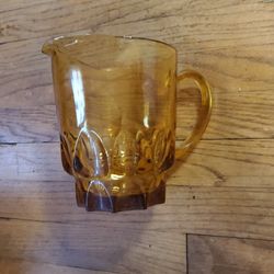 Vintage Amber Pitcher