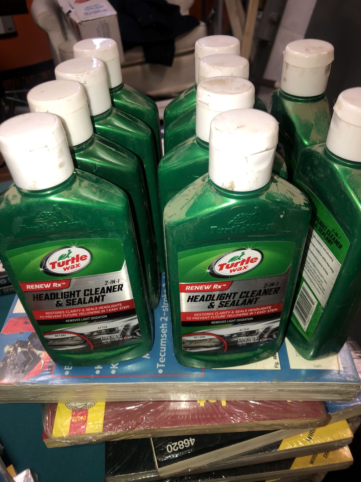 Headlight cleaner
