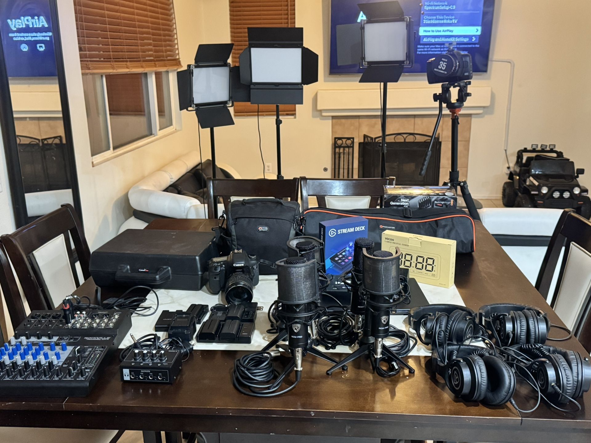 🎥 COMPLETE PRO STUDIO BUNDLE — LIKE NEW!