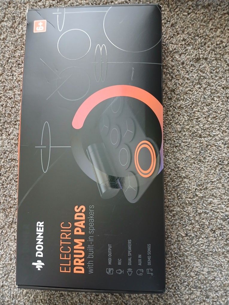 Electric Drum Pads With Built-in Speakers