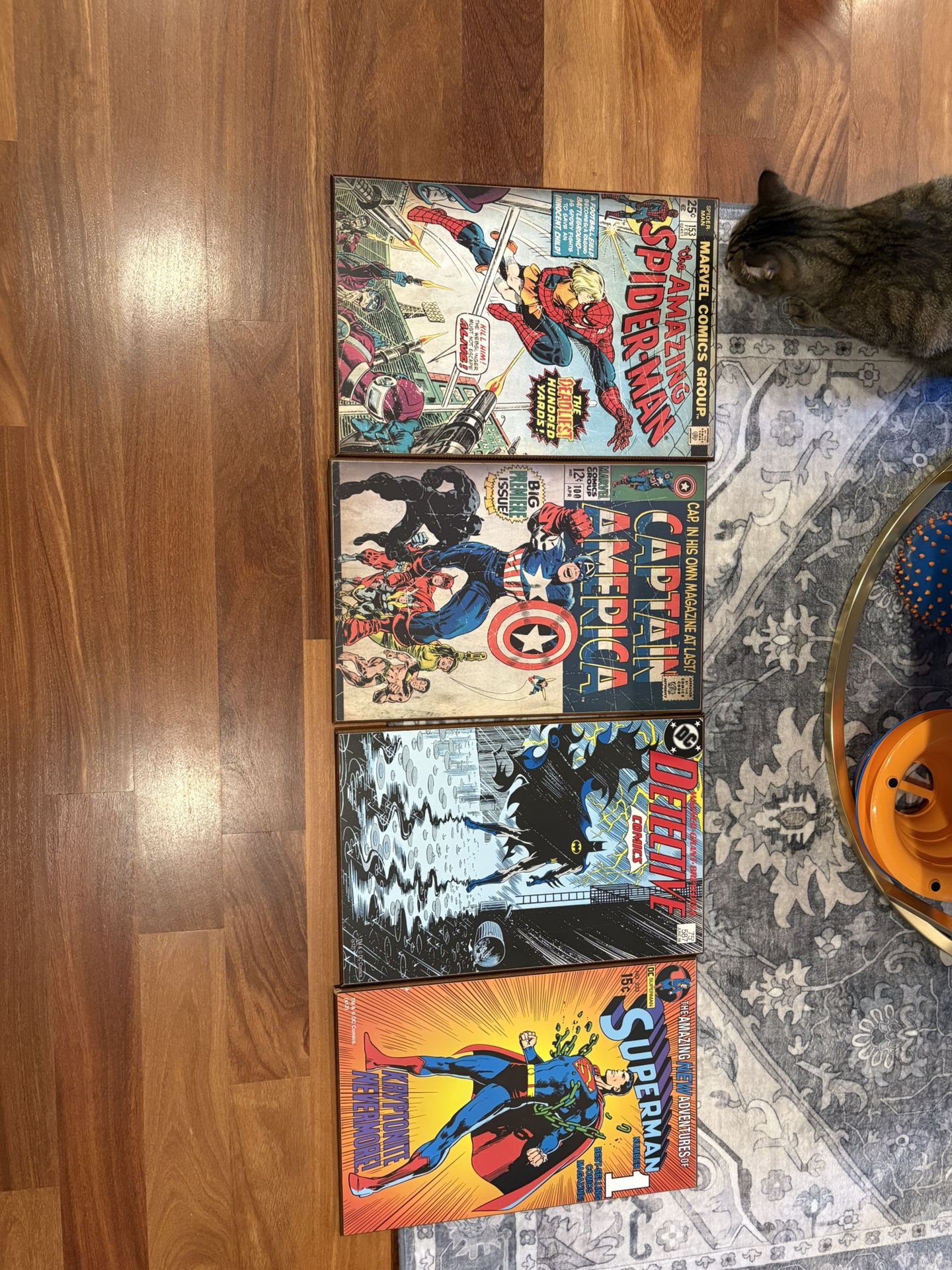 Marvel Comics Poster (wood)