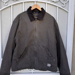 Zara Workwear Jacket Brown XL Size