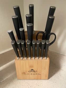 16-Piece Knife Block Set – Bamboo Block