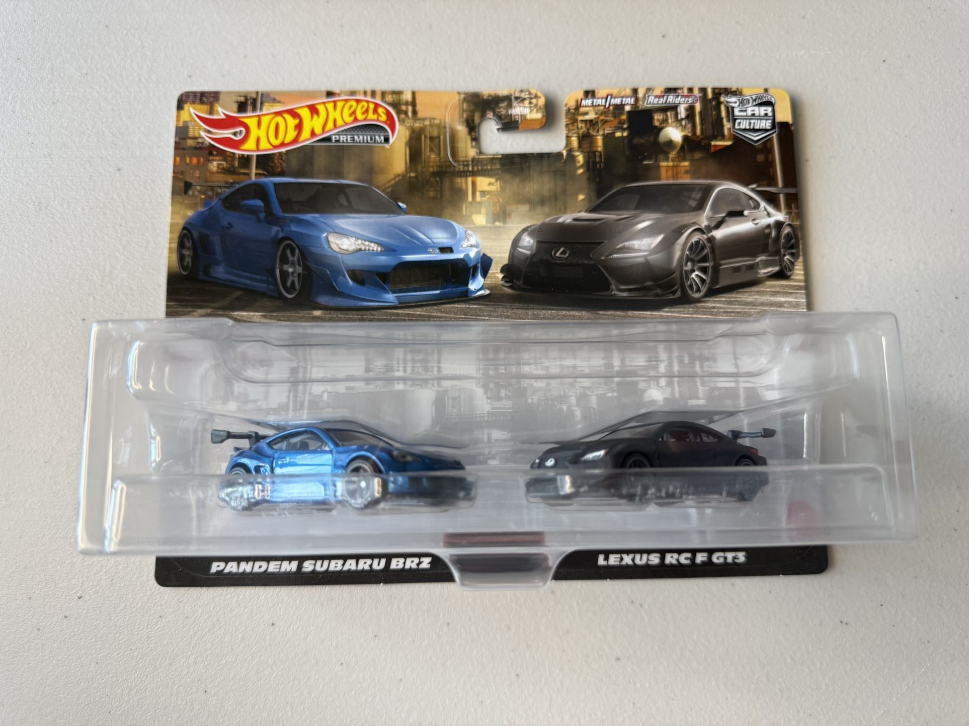 Hot Wheels Car Culture Premium 2-Pack Pandem Subaru BRZ/Lexus RC F GT3