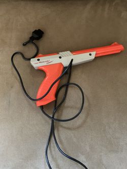 Official Orange Nintendo NES Zapper Light Gun Controller NES-005 Official OEM