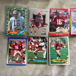 86 Joe Montana (exceptional Condition) Plus Favorite Receivers 