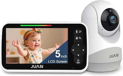 JUAN Baby Monitor with Camera and Audio, No WiFi 100% Private