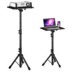 New Laptop/projector stand Adjustable 23.5" to 46.5" with Gooseneck Phone Holde