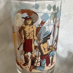 Apache Mescaleros Native 4” Drinking Glass Collectable 