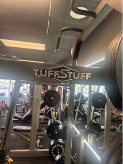 Squat rack (Tuff stuff) bench and weight plates not included
