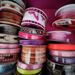 A Lot Of Crafting Ribbon