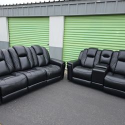 Electric Recliner Couch Set 