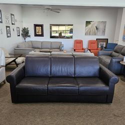 Italian Leather Sofa Sleeper 