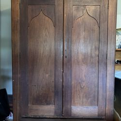 Antique Wooden Armoire 