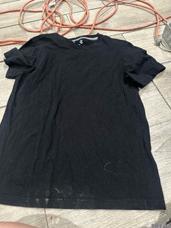 Black Crew Neck T-Shirt Medium