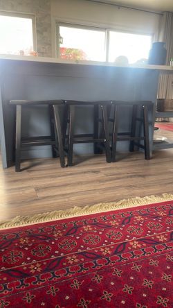 Antique farmhouse style stools