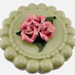 Jade Green Ceramic Box