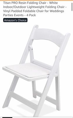 4 pack white party hard plastic chairs