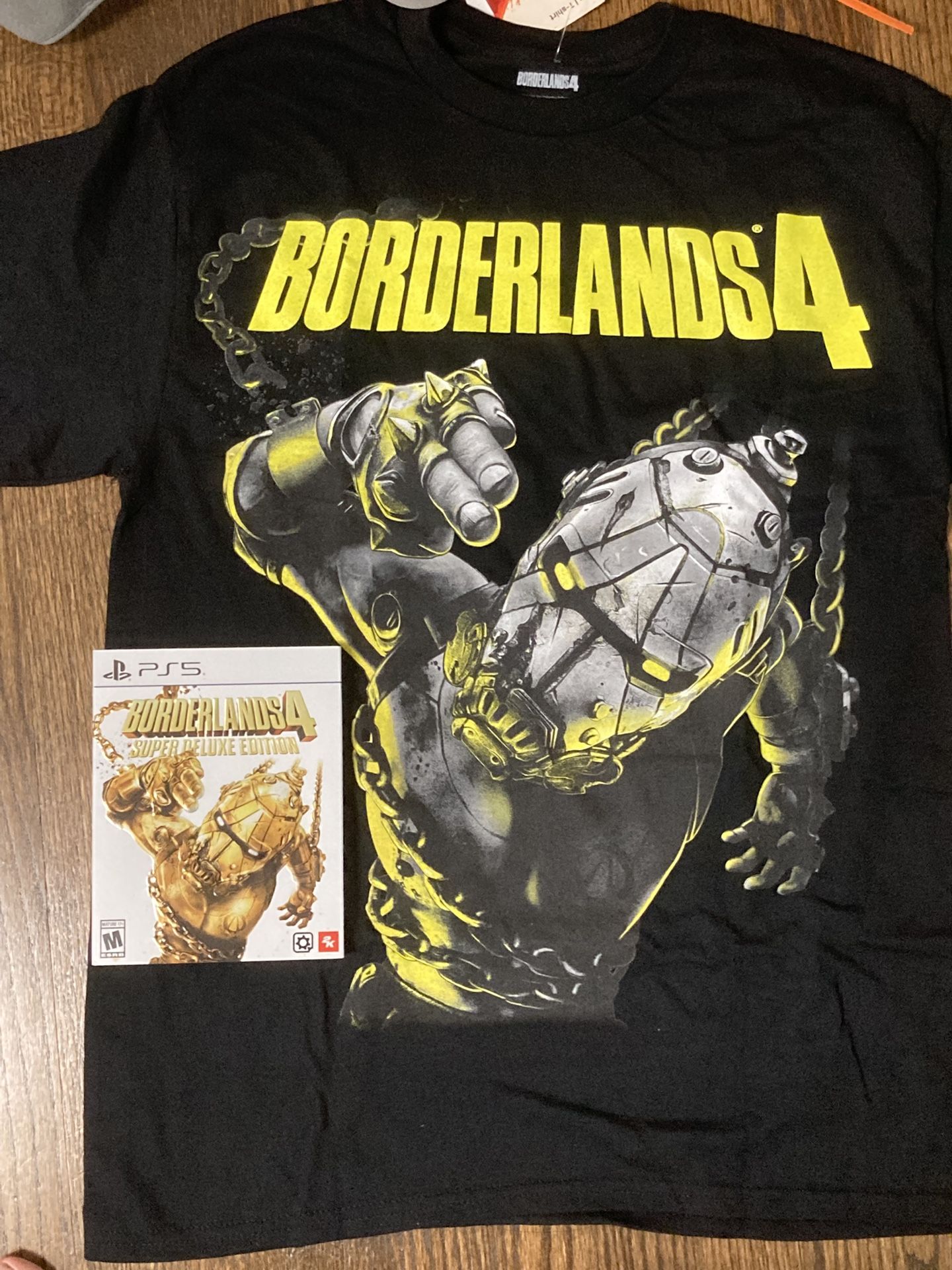 Borderlands 4 Super Deluxe edition PS5 Games RPG Action Extra Character Shirt M