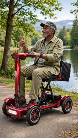 AgelessJoy Mobility Scooter for Adults & Seniors š Dual 12Ah Lithium Batteries | Up to 30 Miles of Range Enjoy more freedom for shopping, outings, a