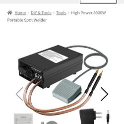 Foot Portable Spot Welder 8000w