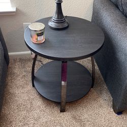 End Table And Lamp