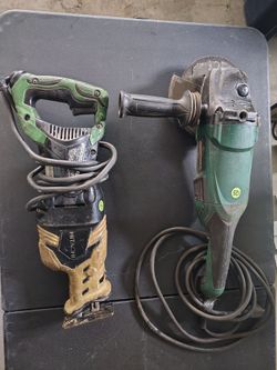 2 Corded Power Tools: Sawzaw & Angle Grinder- Bundle Deal - Both for $35