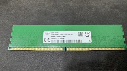 SK Hynix 16GB DDR5 4800MHz Desktop RAM (UDIMM) - 1Rx8 PC5-4800B