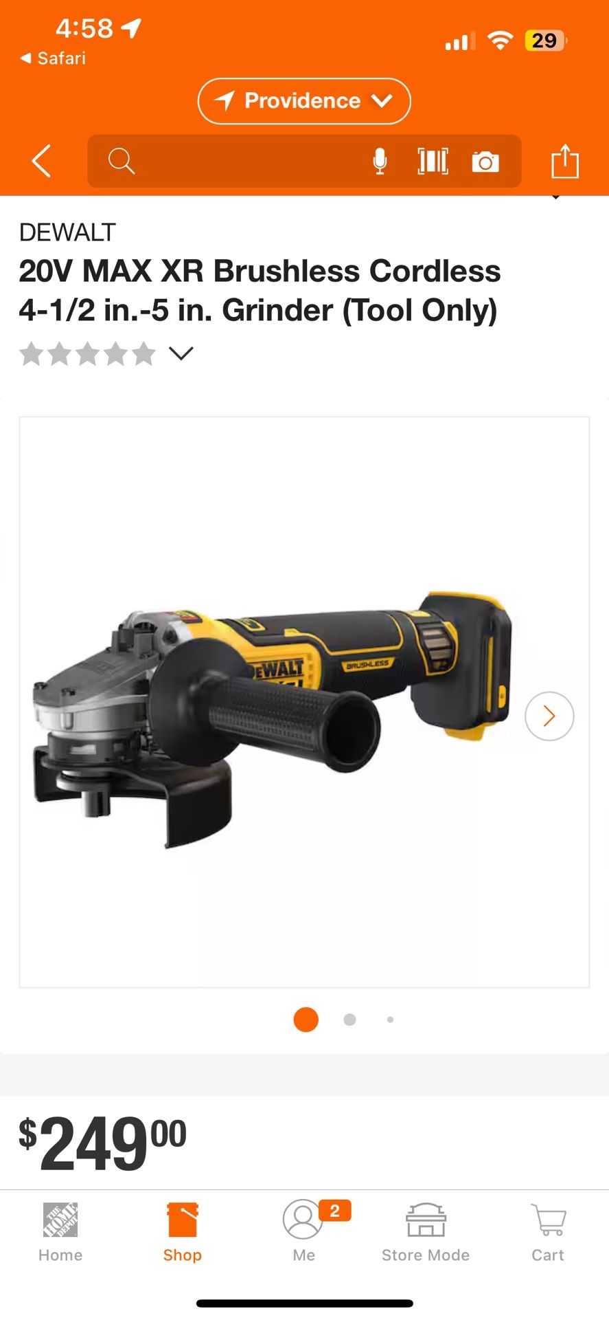 Dewalt Grinder With Battery And Charger