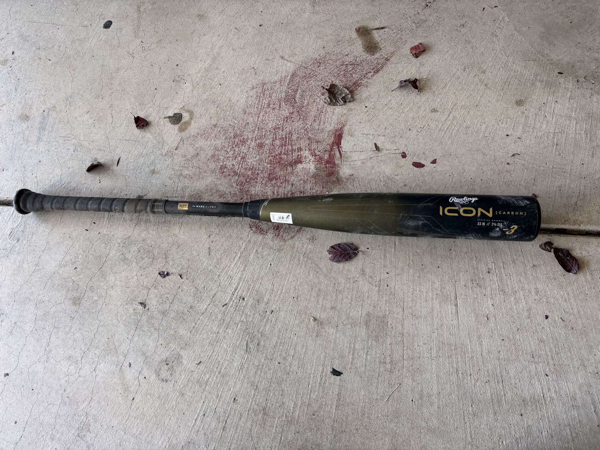 Used Rawlings Icon BBCOR Composite Bat