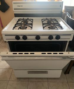 White Gas Range Stove