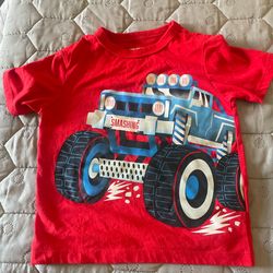 2t monster truck short sleeve shirt