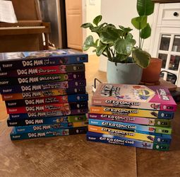 Dog Man and Cat Kid Comic Club books