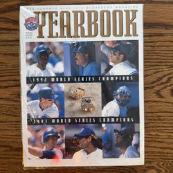 1994 Toronto Blue Jays Baseball Yearbook And Program Lot 2 Paul Molitor Joe Carter Roberto Alomar