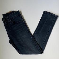  Mens Levi 512 Skinny Stacked Denim  Jeans Dark Blue Waist 28 Length 30