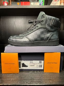 Louis Vuitton Rivoli Sneaker Boot Damier Graphite Men’s Size 9 1A44WB
