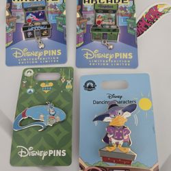 Disney Pins Lot Of 4 