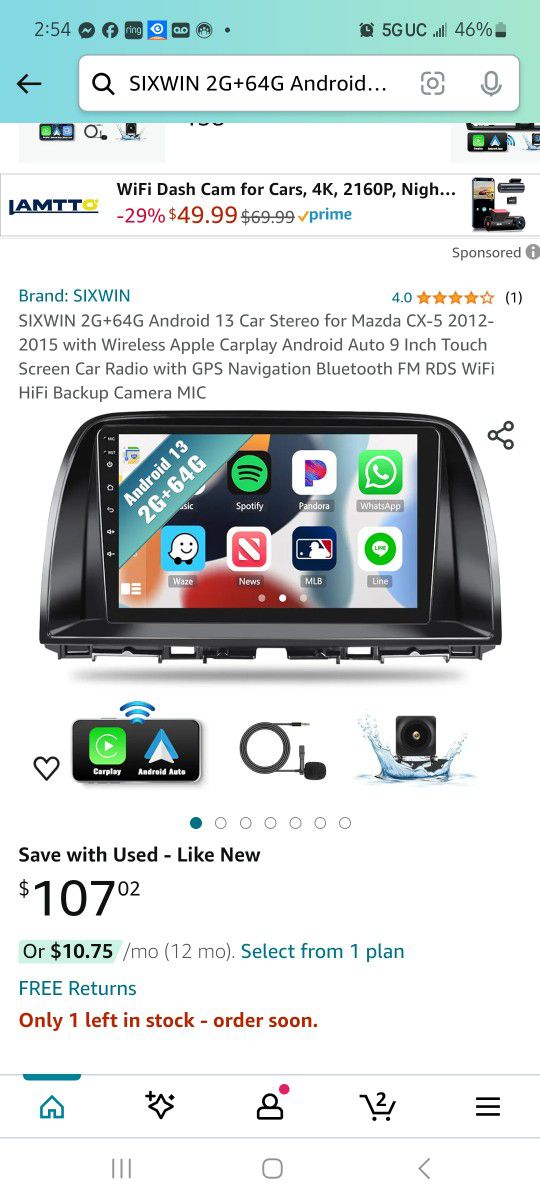 Android 13 Car Stereo For Mazda 2012-2015