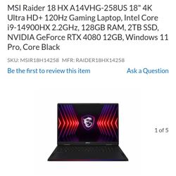 Gaming Laptop Msi