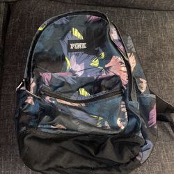 Victoria Secret PINK Tropical Floral Backpack