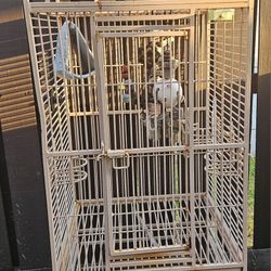 Large Bird  Cage Need TLC  "SOLD AS IS"